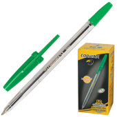 Ручка шариковая Corvina зеленая