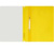 Скоросшиватель пластиковый СТАММ 160мк, желтый