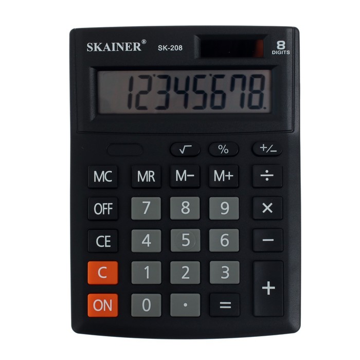 Калькулятор Skainer 8-разрядн.208 малый настол.