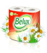 Полотенца бумажные Belux белые 2-х сл. 2шт.