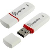 Флэш-память 32ГБ Smart Buy USB Crown 2.0 белый Флэш-память 32ГБ Smart Buy USB Crown 2.0 белый