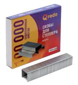 Скобы №23/13 QREDO 1000шт./уп.оцинкованные
