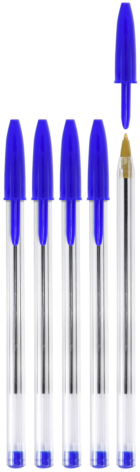 Ручка шариковая inФормат LITE 0.7 прозрачная синяя