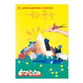 Картон цветной набор А4 10л.10цвет.Каляка