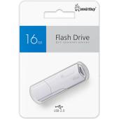 Флэш-память 16ГБ Smart Buy Clue USB 2.0 белый Флэш-память 16ГБ Smart Buy Clue USB 2.0 белый
