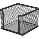 Подставка д/бумажн.блока Attache 78x105x105мм .черн.мет.