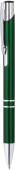 Ручка шариковая автом. KOSKO, метал.зеленый корпус, синяя