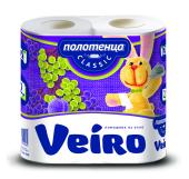 Полотенца бумажные Linia Veiro белые 2-х сл.2шт.