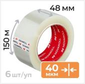 Скотч 48х150 прозрачный Нова Ролл , 40мкм Скотч 48х150 прозрачный Нова Ролл , 40мкм