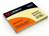 Блок для записи 76х101 Lamark 100л.желтая пастель