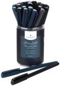Ручка масляная LOREX Dark Velvet Slim Soft 0,5 синий прорезин.корпус