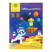 Бумага цветная А4 10л.10цвет.Мульти-Пульти Бумага цветная А4 10л.10цвет.Мульти-Пульти