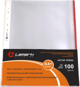 Мультифора А4 Lamark, 40мкм цветной кант, 100шт