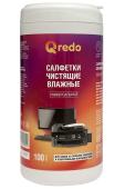 Салфетки чистящие универсал.100шт.Qredo