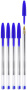 Ручка шариковая inФормат LITE 0.7 прозрачная синяя