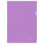 Уголок пластиковый плотный,180мкм Стамм, фиолетовый